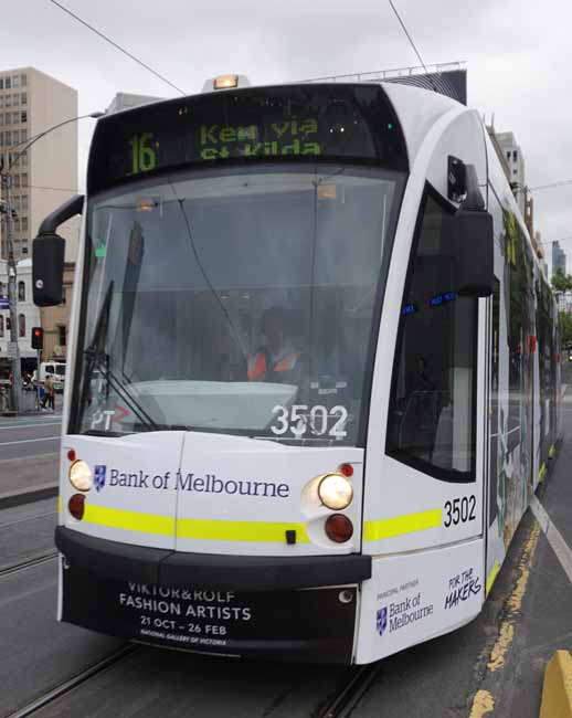 Yarra Trams Combino Bank of Melbourne 3502